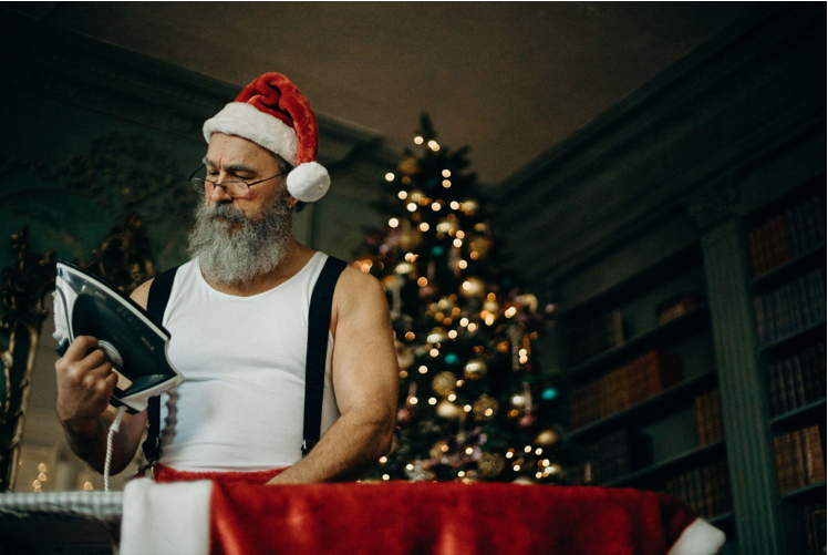 The Healing of 9-Foot Artificial Christmas Trees with Lights